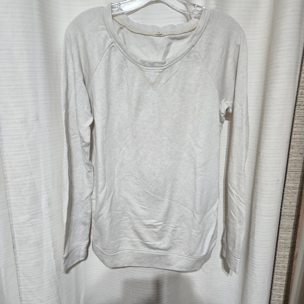 Women's Cream Long Sleeve Top